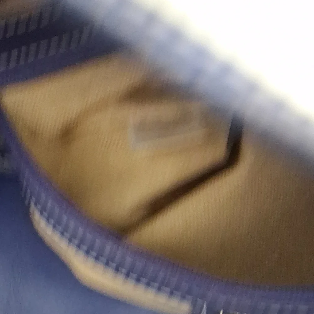 MCM Blue and Cream Tote with Yellow Accents - Picture 5 of 7